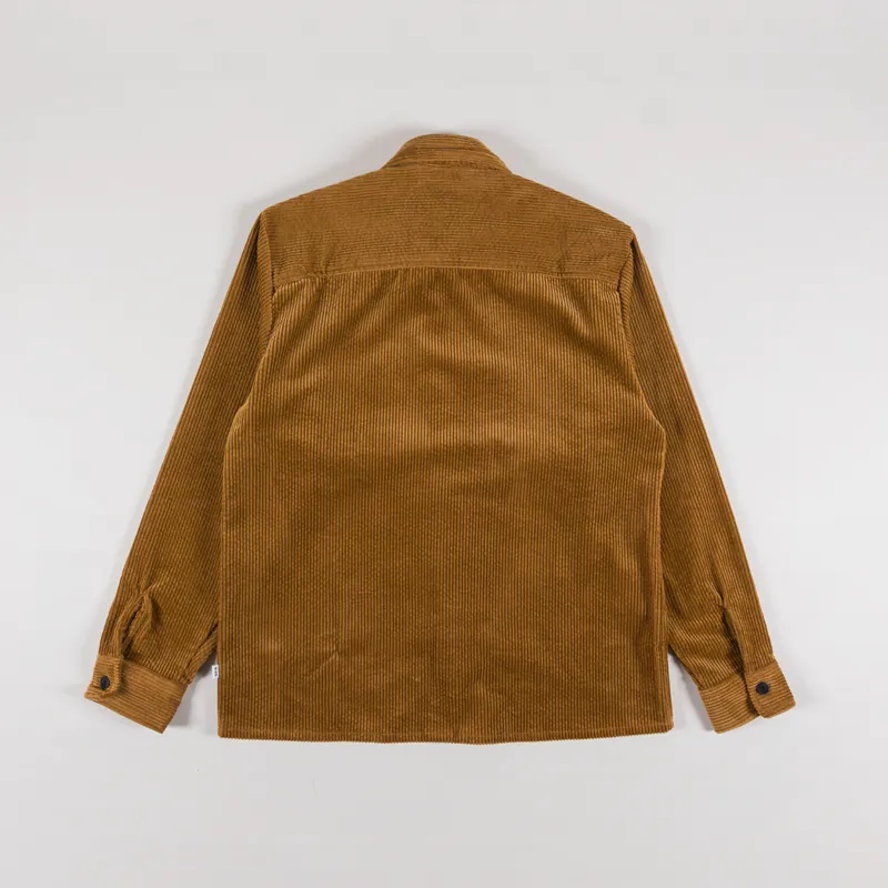 Wax London Whiting Overshirt Jumbo Cord Ochre-1