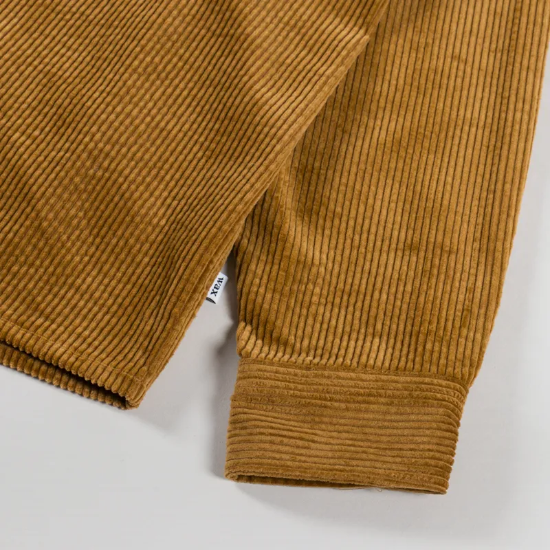 Wax London Whiting Overshirt Jumbo Cord Ochre-8