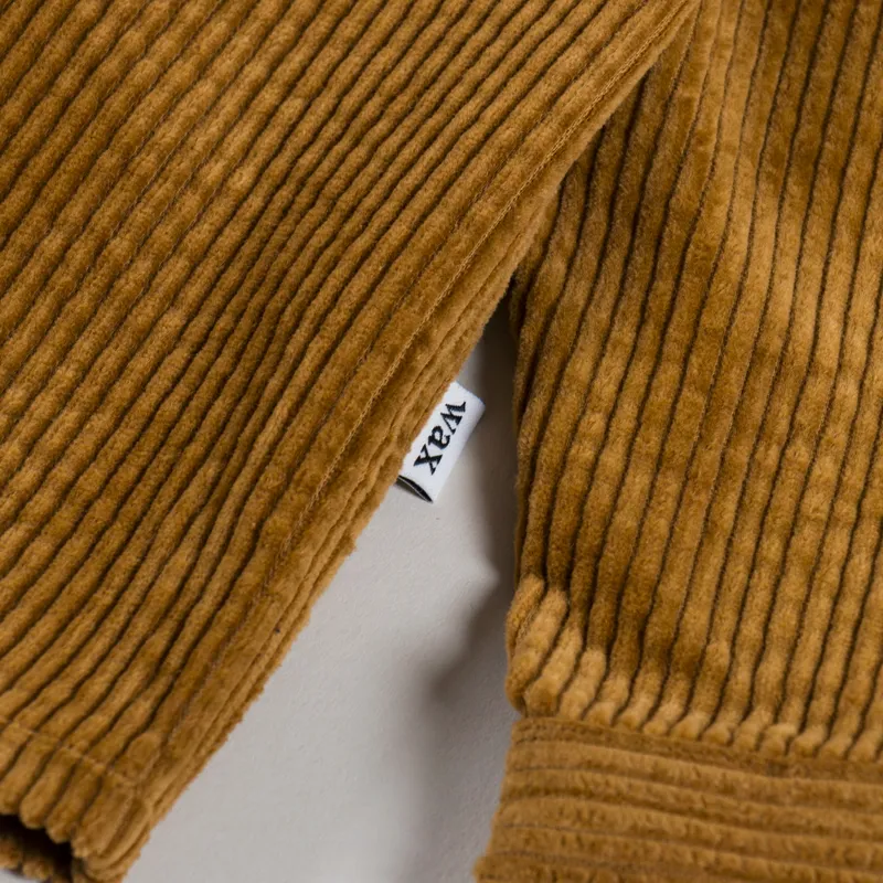 Wax London Whiting Overshirt Jumbo Cord Ochre-7