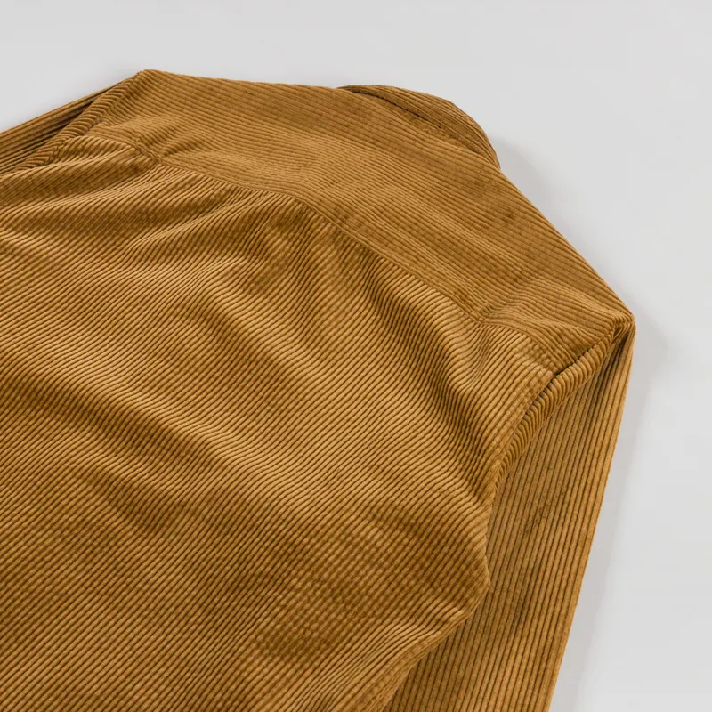 Wax London Whiting Overshirt Jumbo Cord Ochre-3