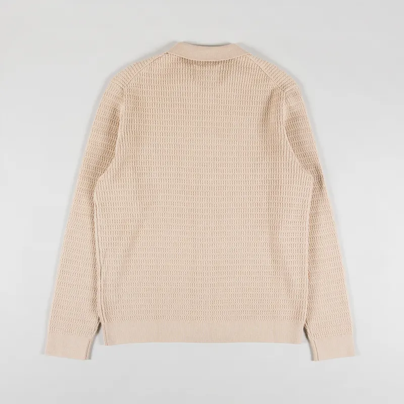 Wax London Tristan Mini Cable Stitch Shirt Sand-1