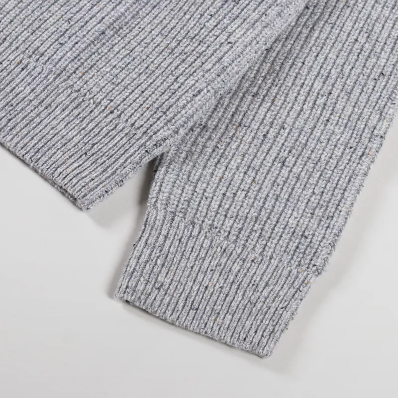 Wax London Wilde Jumper Grey Fleck Wool-6