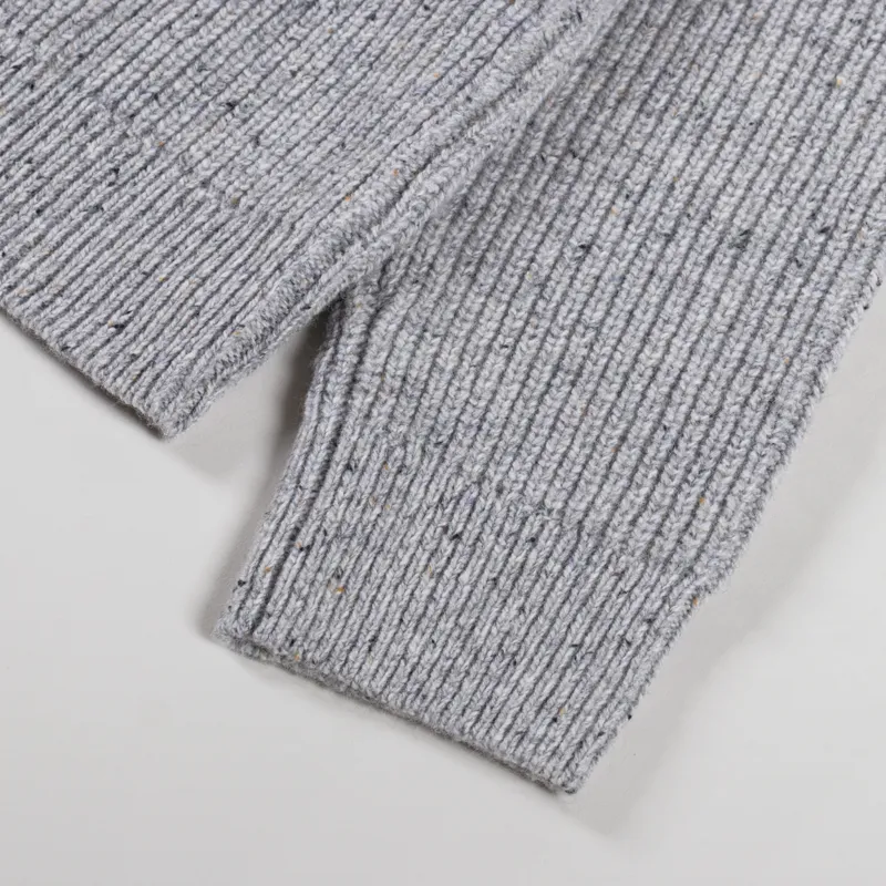 Wax London Wilde Jumper Grey Fleck Wool-5