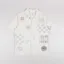 Wax London Didcot Shirt Doodle Embroidered Ecru