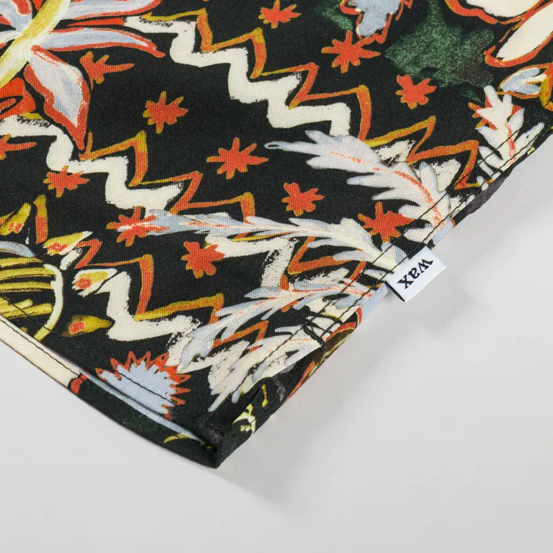 Wax London Didcot Shirt Abstract Vacation Black Multi-4