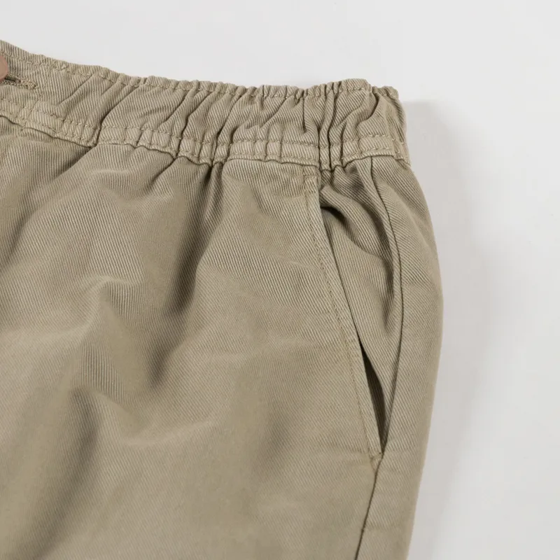 Wax London Kurt Trousers Light Khaki Organic Cotton Twill-9