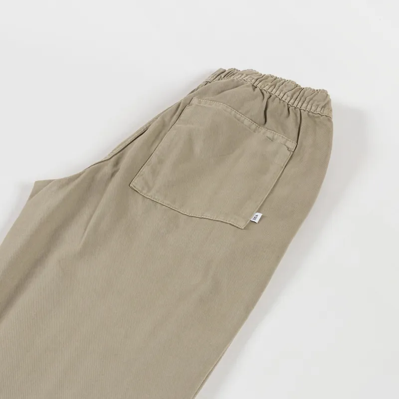 Wax London Kurt Trousers Light Khaki Organic Cotton Twill-3