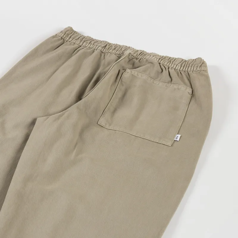 Wax London Kurt Trousers Light Khaki Organic Cotton Twill-6