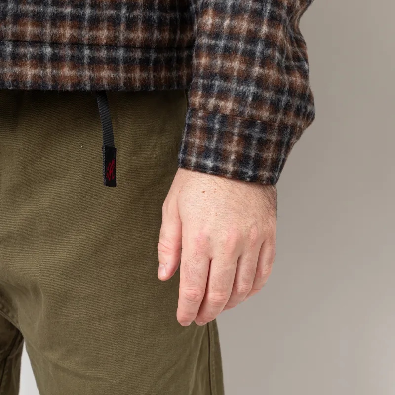 Wax London Osier Jacket Drawn Check Navy Brown-11