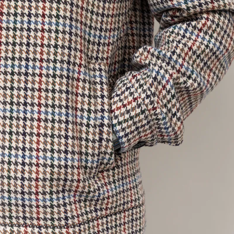 Wax London Heath Jacket Houndstooth Check Natural-8
