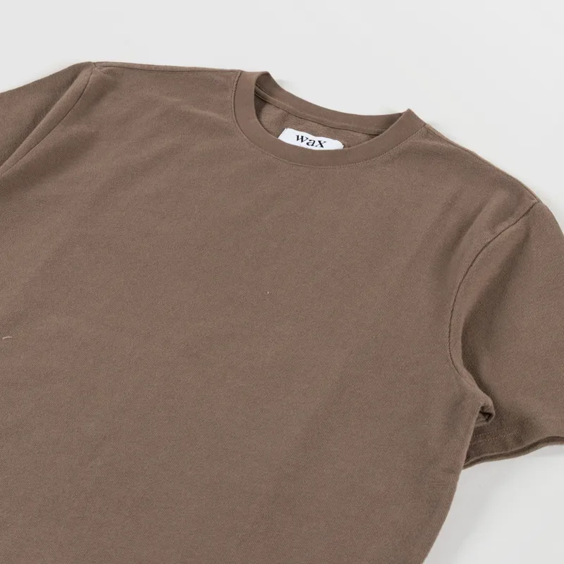 Wax London Dean T Shirt Khaki Brown-1