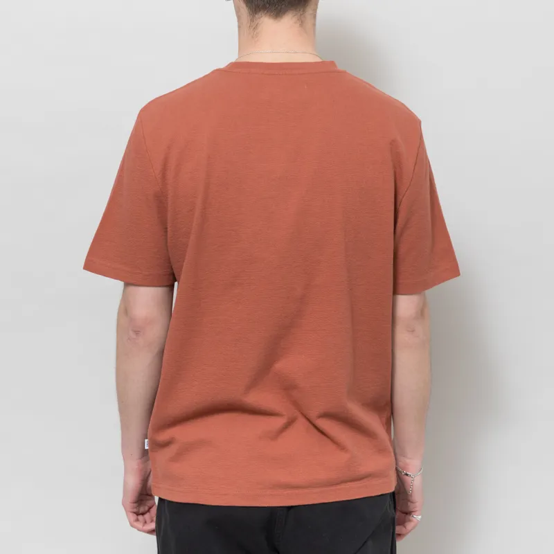 Wax London Dean T Shirt Rust-1