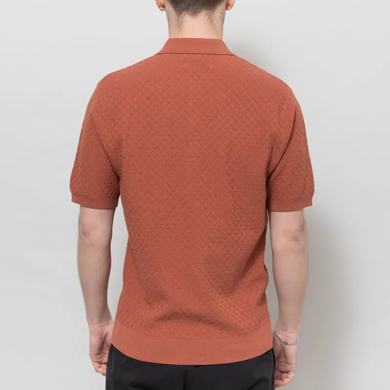 Wax London Naples Polo Rust-2