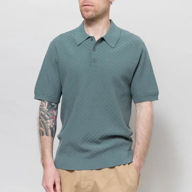 Wax London Naples Polo Sea Green