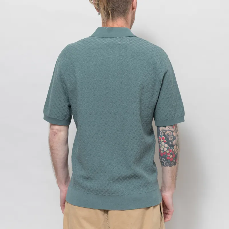Wax London Naples Polo Sea Green-1