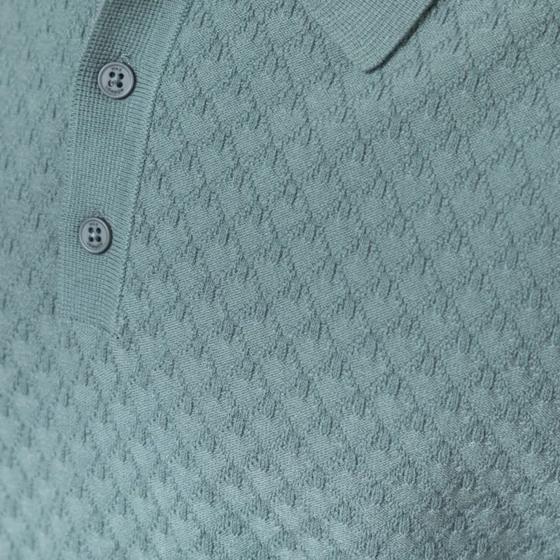 Wax London Naples Polo Sea Green-4