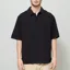 Wax London Keats Shirt Black Cotton Seersucker