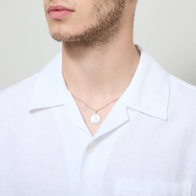 Wax London Didcot Shirt White Washed Linen-3