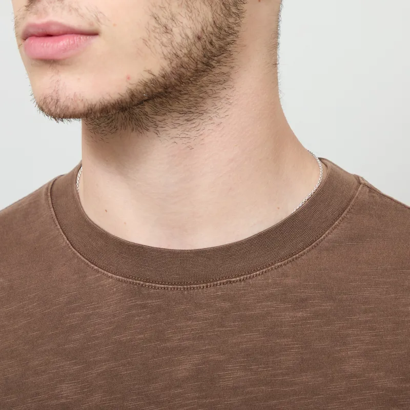 Wax London Dean Pocket T Shirt Brown-3