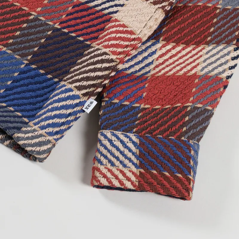 Wax London Whiting Overshirt Rust Multi-8