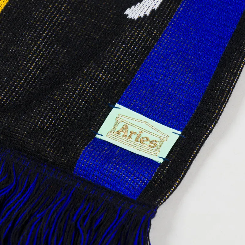 Aries Arise Mens Womens Credit Card Scarf Black