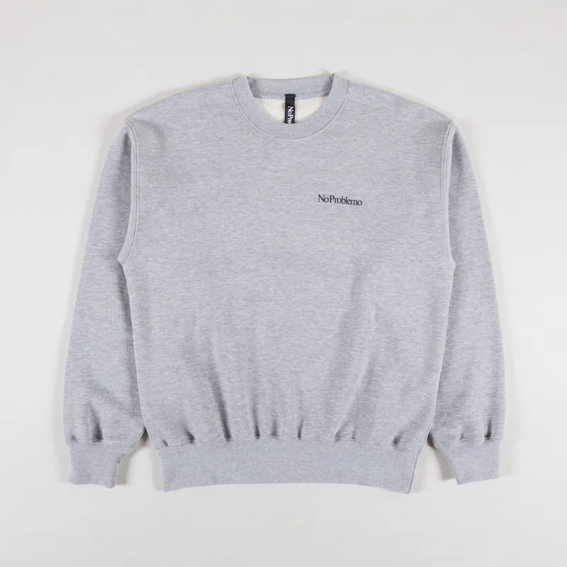 No Problemo Mini Problemo Sweatshirt Grey Marl