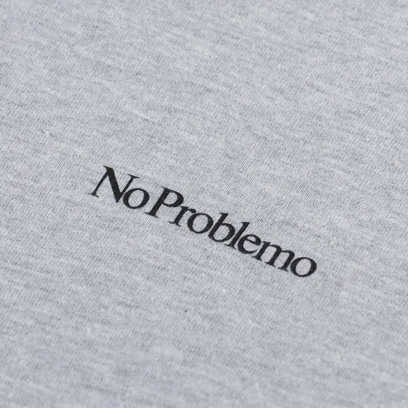 No Problemo Mini Problemo Sweatshirt Grey Marl-4