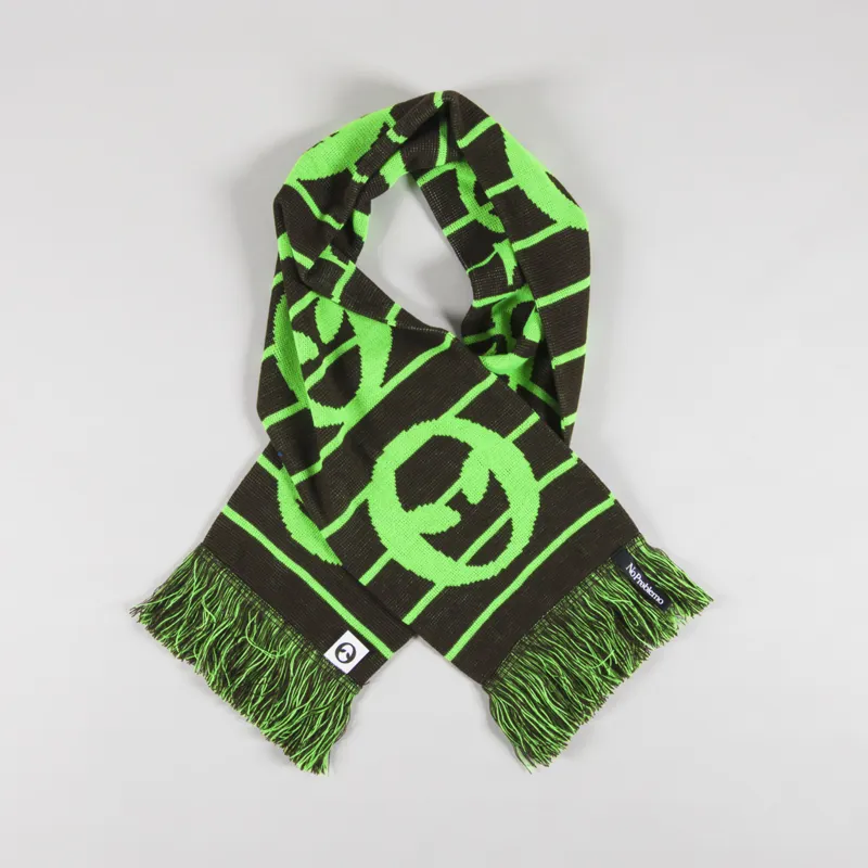 No Problemo Striped Scarf Olive-2