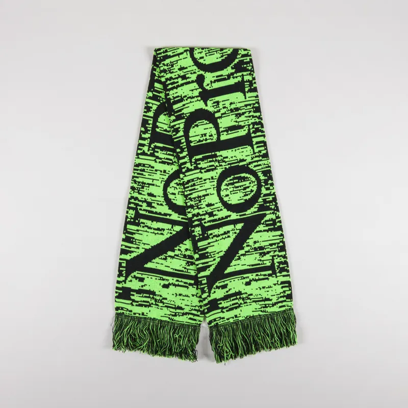 No Problemo Glitch Scarf Green