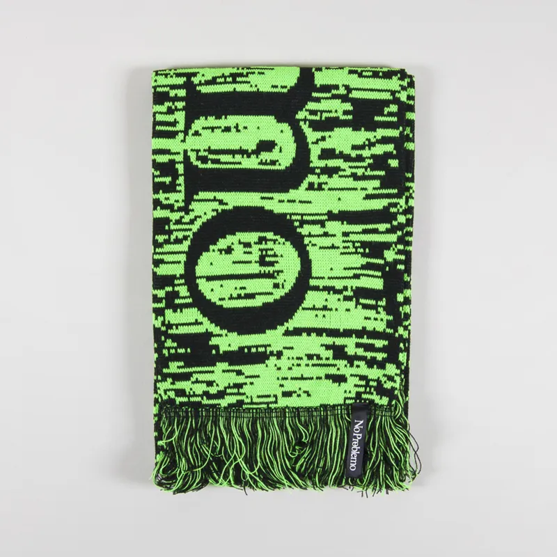No Problemo Glitch Scarf Green-2