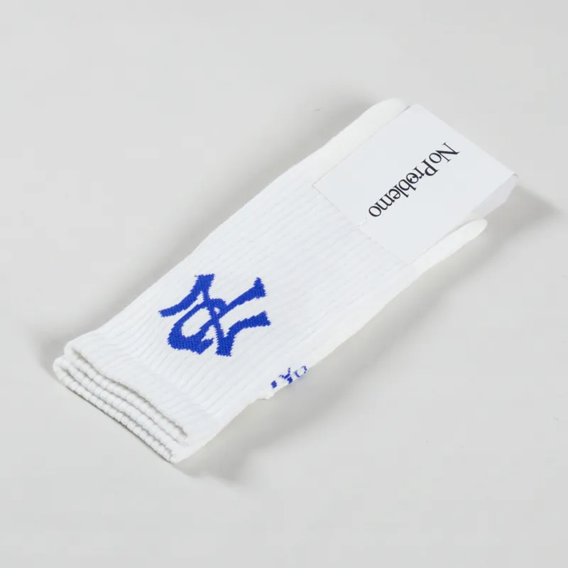 No Problemo NYP Socks White-2