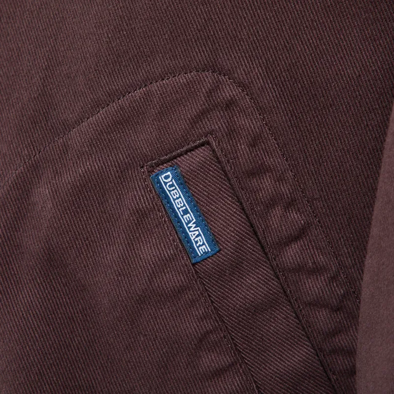 Dubbleware Crop Mechanic Jacket Chocolate Plum-5