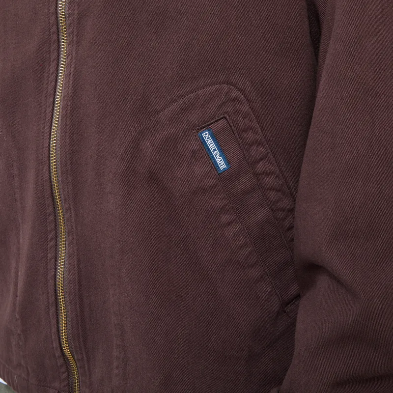 Dubbleware Crop Mechanic Jacket Chocolate Plum-7