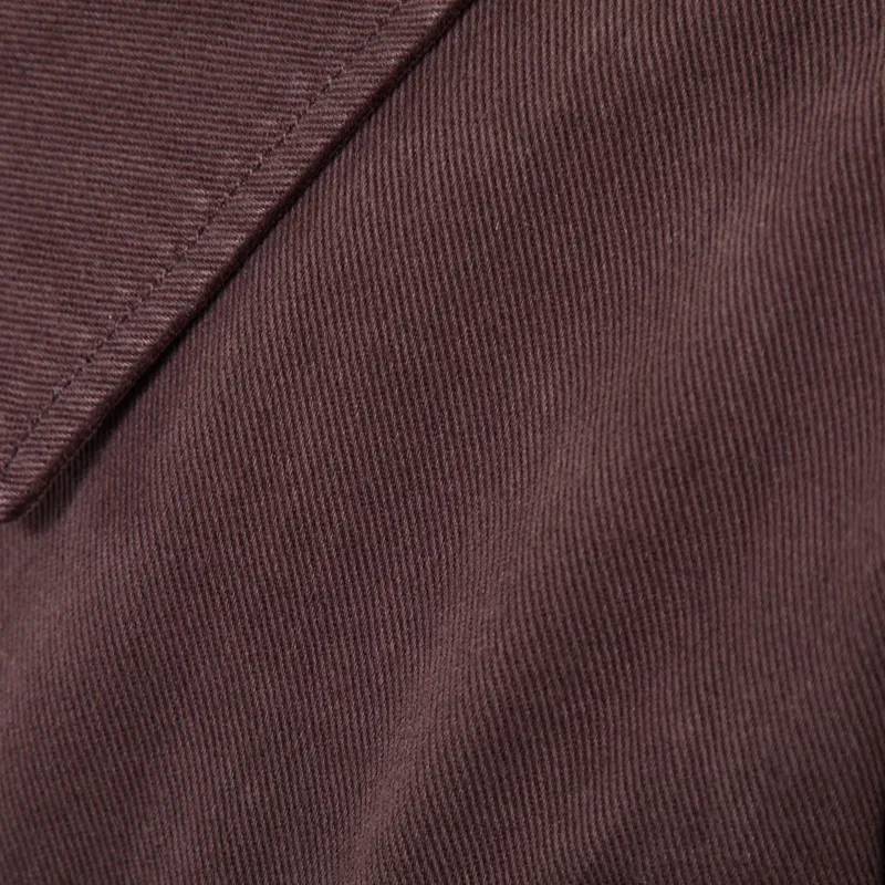Dubbleware Crop Mechanic Jacket Chocolate Plum-10