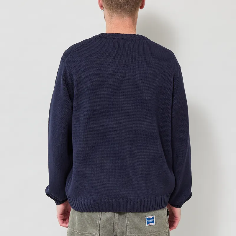 Dubbleware Beacon Pullover Knit Navy-2