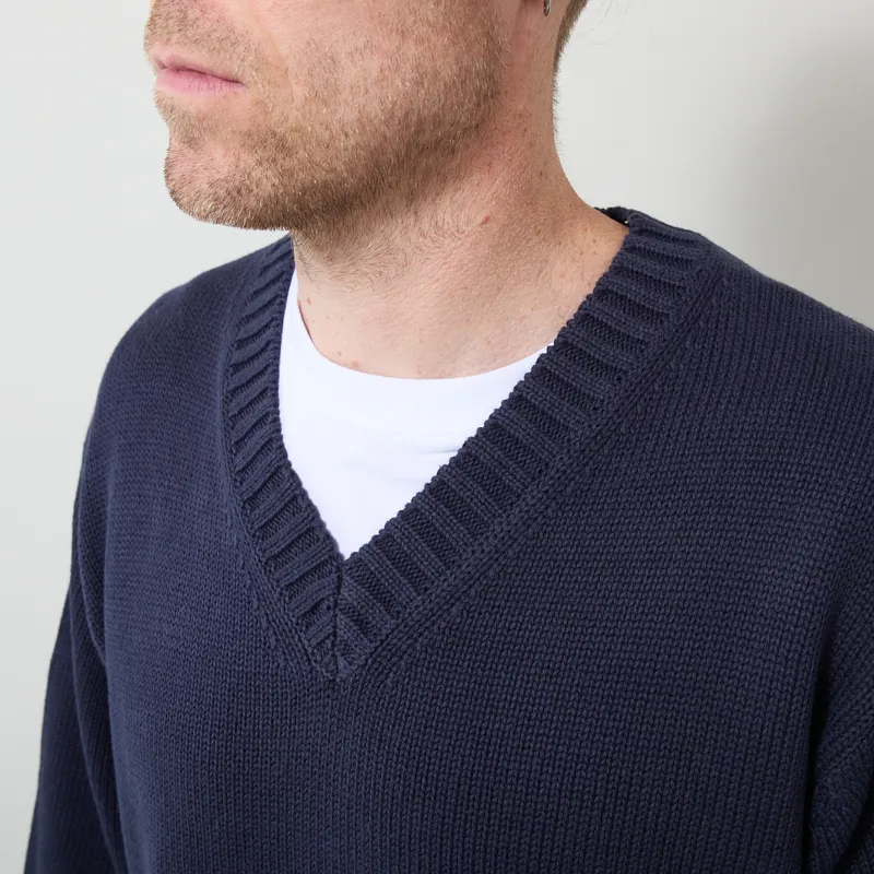 Dubbleware Beacon Pullover Knit Navy-3
