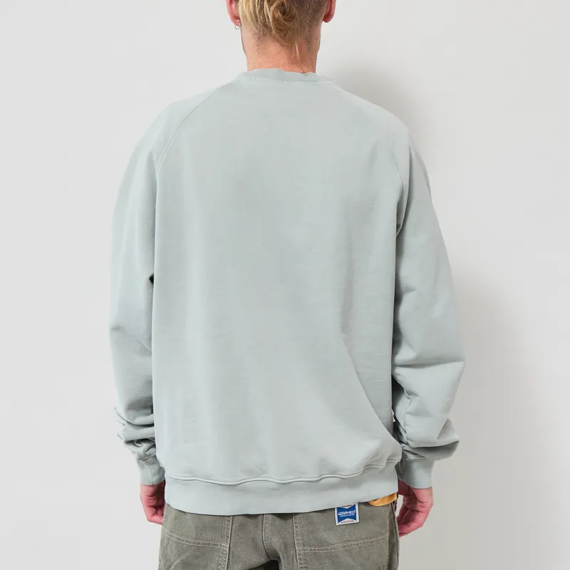 Dubbleware Vintage Dye Sweatshirt Washed Green-2