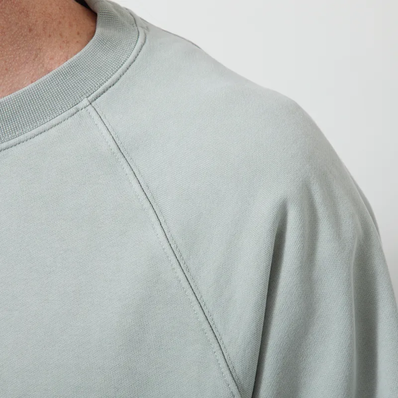 Dubbleware Vintage Dye Sweatshirt Washed Green-4