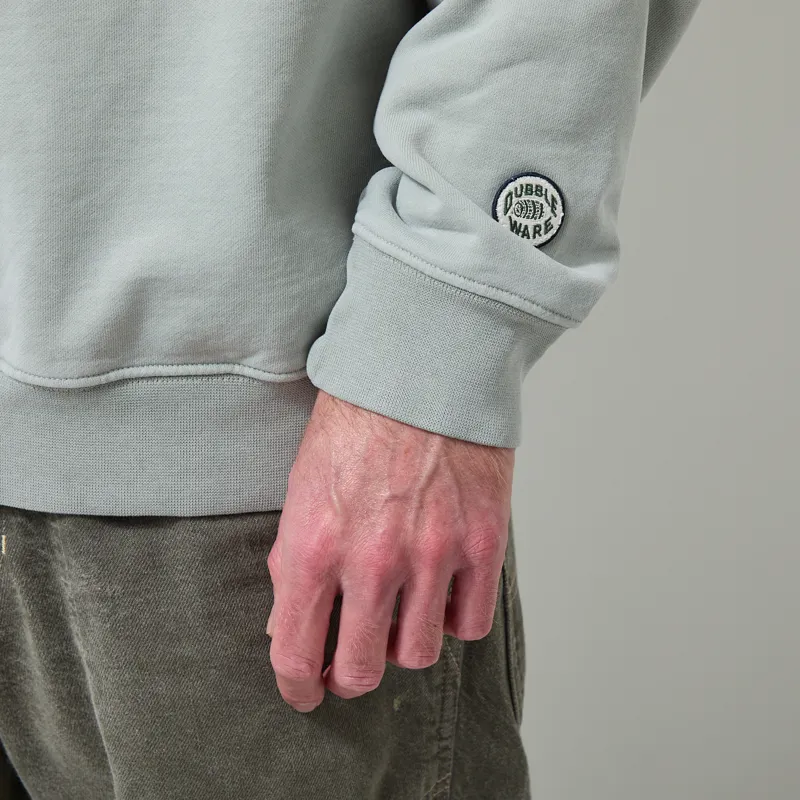 Dubbleware Vintage Dye Sweatshirt Washed Green-5