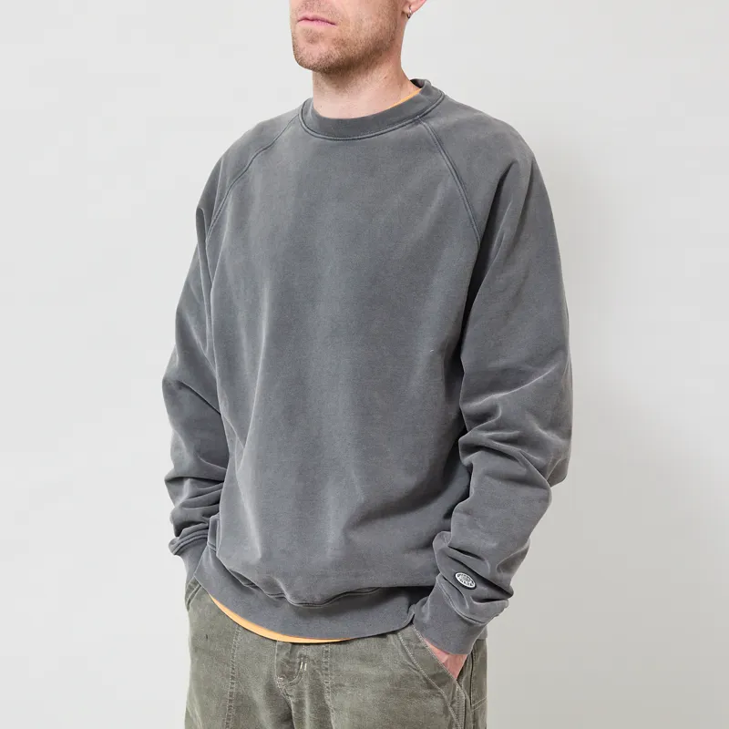 Dubbleware Vintage Dye Sweatshirt Washed Grey-1