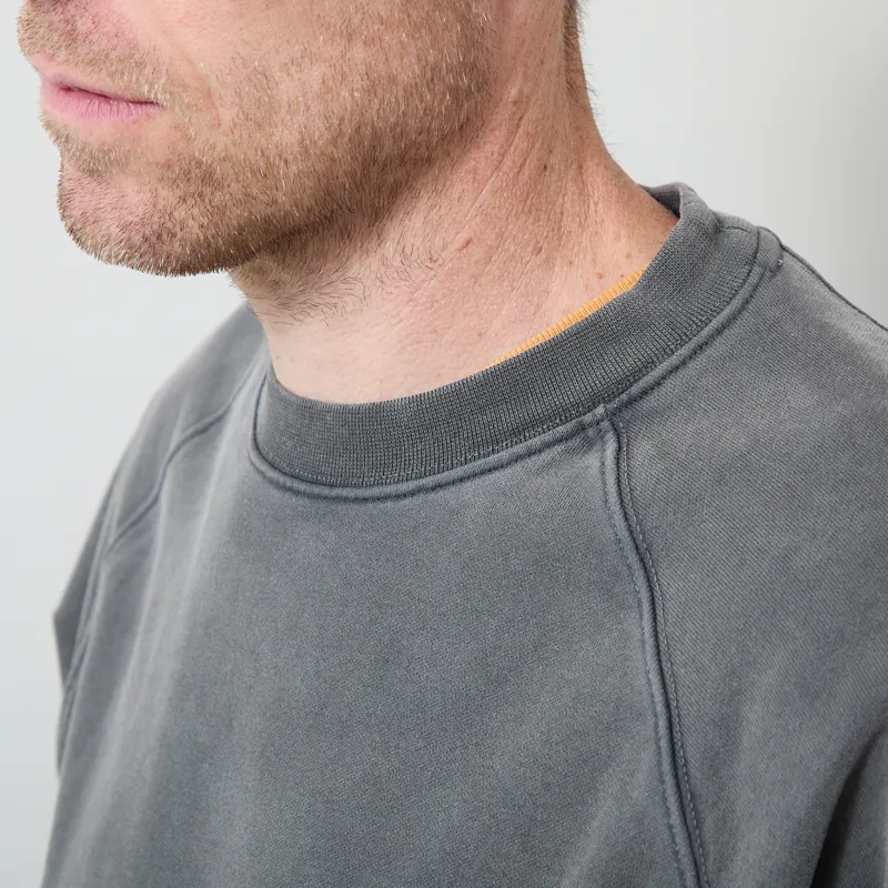 Dubbleware Vintage Dye Sweatshirt Washed Grey-3