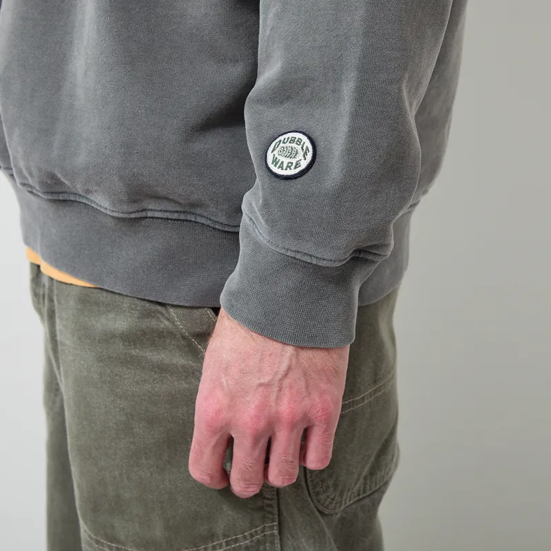 Dubbleware Vintage Dye Sweatshirt Washed Grey-6