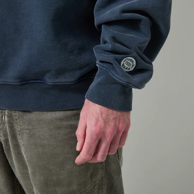 Dubbleware Vintage Dye Sweatshirt Washed Navy-6