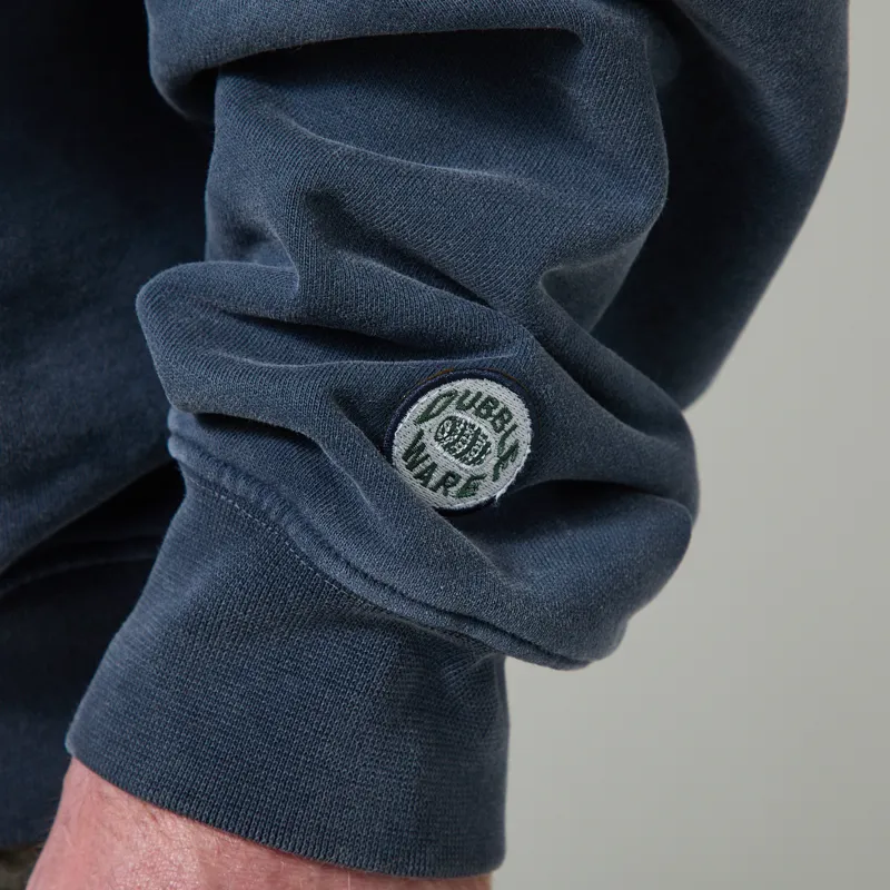 Dubbleware Vintage Dye Sweatshirt Washed Navy-7