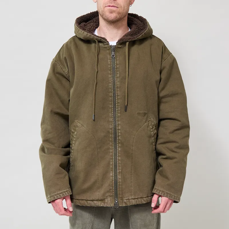 Dubbleware Cavva Fleece Jacket Military Green