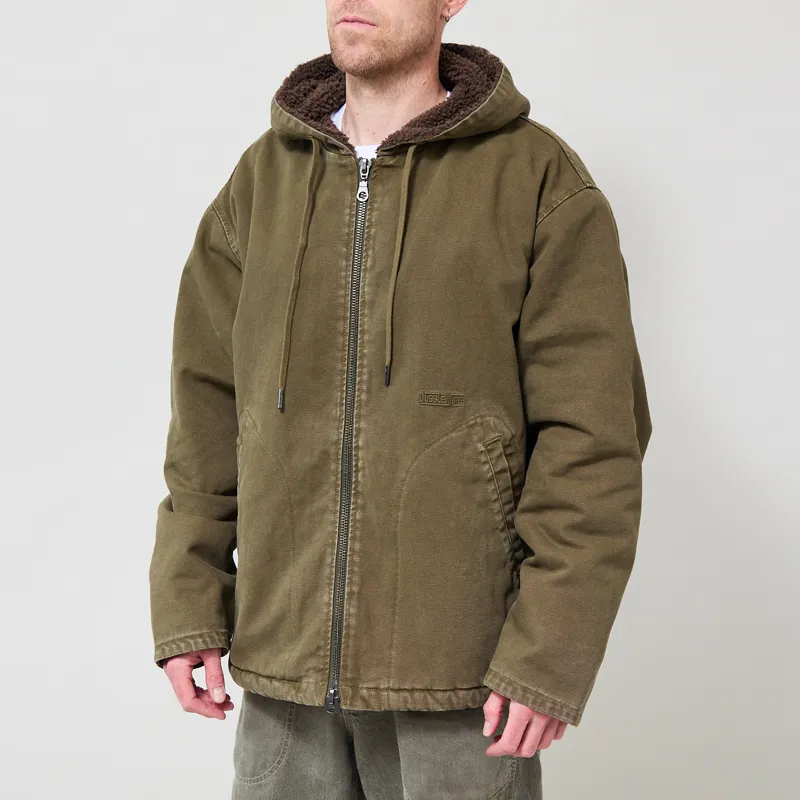 Dubbleware Cavva Fleece Jacket Military Green-1