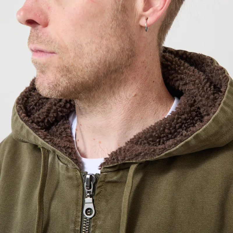Dubbleware Cavva Fleece Jacket Military Green-3