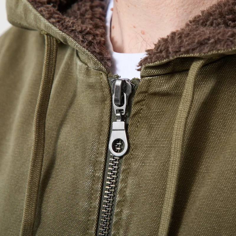 Dubbleware Cavva Fleece Jacket Military Green-5