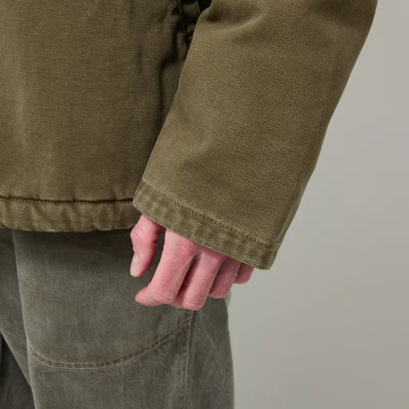 Dubbleware Cavva Fleece Jacket Military Green-9