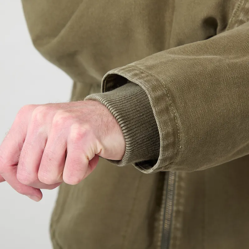 Dubbleware Cavva Fleece Jacket Military Green-10